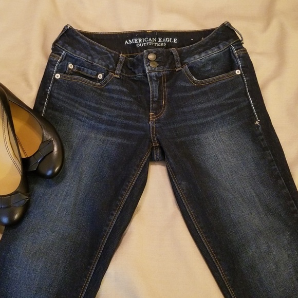 American Eagle Outfitters Denim - AEO Artist stretch Dark wash jeans